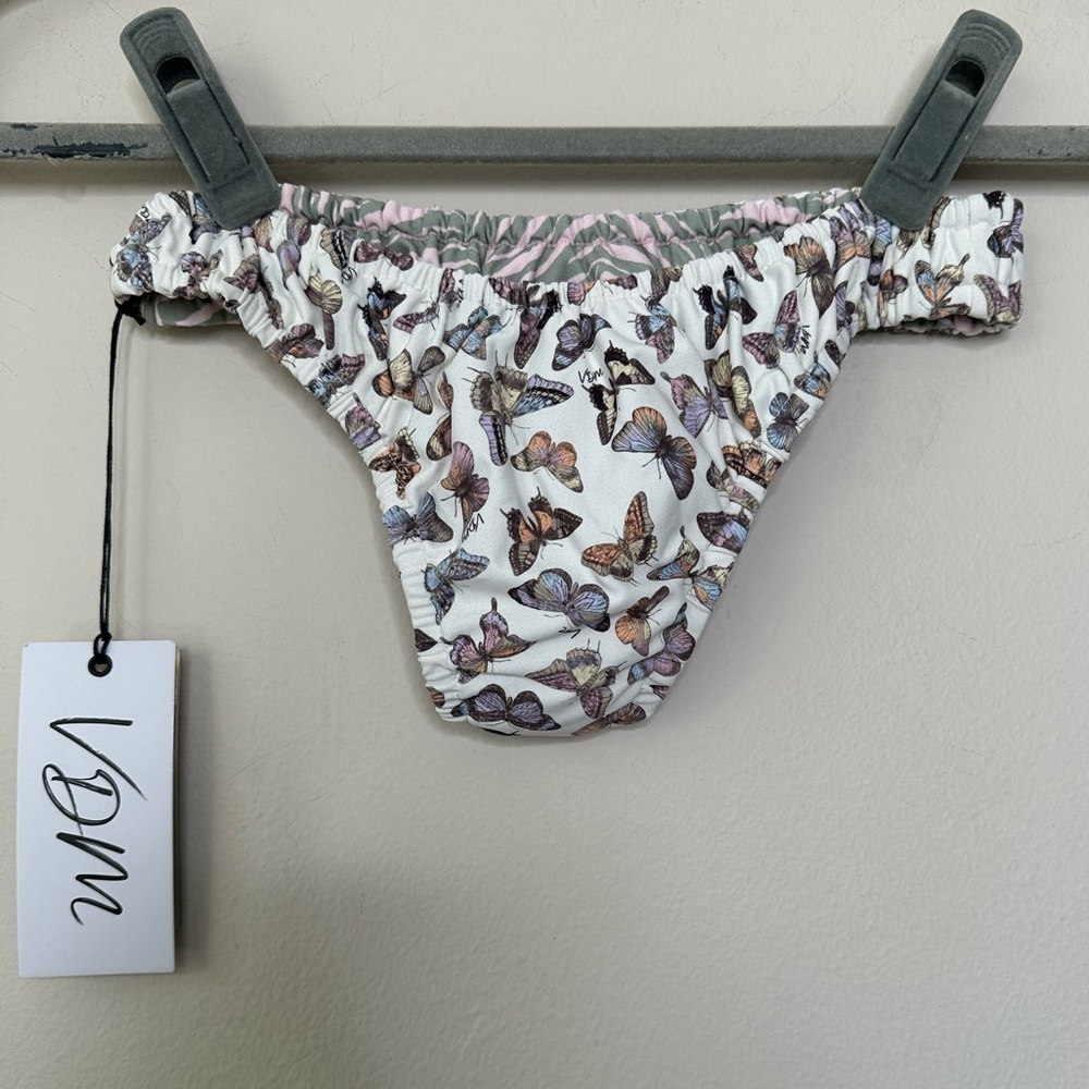 VDM Reversible Stevie Bottomwhite - Butterflies & Zebra XS NWT - Picture 5 of 8